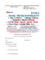 MẪU PHIẾU NHẬN xét THỰC tập 