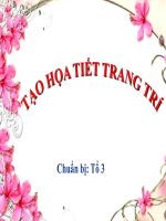 Bài 3. Tạo họa tiết trang trí