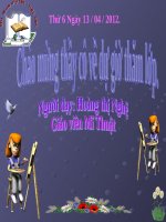 Bài 30. Đề tài vệ sinh môi trường