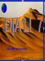 Bài 20. Hoạt động kinh tế của con người ở hoang mạc