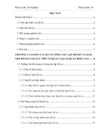 Bài luận tốt nghiệp Một số giải pháp nhằm nâng cao hiệu quả công tác lập hồ sơ và giao nộp hồ sơ vào lưu trữ cơ quan tại Sở Lao động  Thương binh và Xã hội