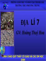 Bài 11. Di dân và sự bùng nổ đô thị ở đới nóng
