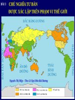 Bài 3. Chủ nghĩa tư bản được xác lập trên phạm vi thế giới