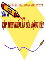 Bài 32. Tập tính của động vật (tiếp theo)