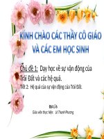 Bài 7. Sự vận động tự quay quanh trục của Trái Đất và các hệ quả