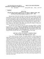 BÁO CÁO  Tổng kết công tác đoàn và phong trào TTN khóa V, nhiệm kỳ 2014  2017 phương hướng nhiệm vụ khóa VI, nhiệm kỳ 2017  2019