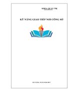 Tiểu luận kỹ năng giao tiếp nơi công sở