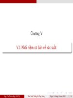 Khái niệm cơ bản về xác suất thông kê