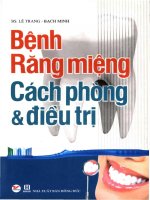 Bệnh răng miệng cách phòng và điều trị 