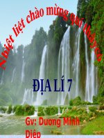 Bài 11. Di dân và sự bùng nổ đô thị ở đới nóng