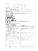 Bộ giáo án môn tập đọc lớp 3 tuan 1 