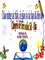 chuyên đề liên môn sử - địa châu phi - mỹ latinh