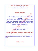 Hoàn thiện công tác thẩm định tín dụng trong cho vay trung và dài hạn đối với hộ nông dân tại ngân hàng nông nghiệp và phát triển nông thôn  chi nhánh tỉnh quảng trị 