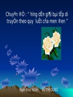 Chuyên đề giải bài tập di truyền theo quy luật của MENĐEN