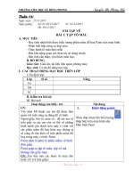 Trọn bộ giáo án lớp 3 bai 1  phan IV   tap to mau 