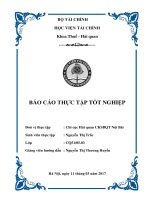 Trắc   báo cáo THỰC tập lần 1