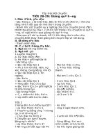 Bộ giáo án môn tập đọc lớp 3 TUAN 10 