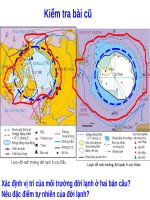 Bài 22. Hoạt động kinh tế của con người ở đới lạnh