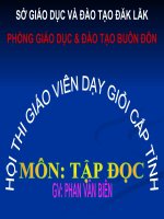 BÀI GIẢNG ĐIỆN TỬ MÔN TẬP ĐỌC LỚP 5 DAT NUOC