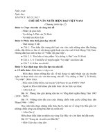 Chủ đề văn xuôi việt nam hiện đại   ngữ văn 12