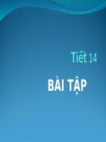 tiết 15 Bài tập Tin Học 10