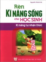 Rèn luyện kĩ năng sống cho học sinh kĩ năng tự nhận thức 