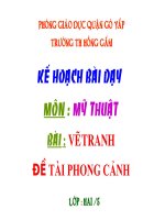 Bài 34. Đề tài phong cảnh đơn giản