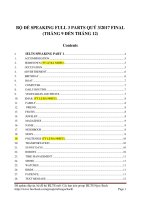 BO DE SPEAKING IELTS NGOCBACH