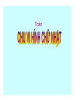 Chu vi hinh chu nhat 