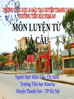 Tuần 22. MRVT: Từ ngữ về loài chim. Dấu chấm, dấu phẩy