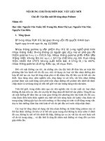 Tiểu luận môn học vật liệu mới vật liệu mới bê tông nhựa polimer 