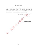 Chuyển dịch cơ cấu lao động trong tiến trình công nghiệp hóa   hiện đại hóa trên địa bàn huyện ba tơ, tỉnh quảng ngãi