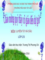 Tuần 31. MRVT: Từ ngữ về Bác Hồ. Dấu chấm, dấu phẩy