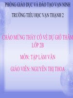Tuần 26. Đáp lời đồng ý. Tả ngắn về biển