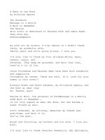 A bend in the road   nicholas sparks    