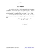 Nghiên cứu hệ thống giám sát, chống tấn công mạng (LV thạc sĩ)