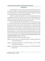 Nâng cao hiệu quả hoạt động huy động vốn tại ngân hàng nông nghiệp và phát triển nông thôn đông hà nội (tt) 