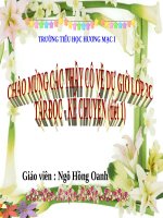 Tuần 8. Các em nhỏ và cụ già