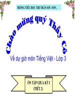 Tuần 9. Ôn tập Giữa Học kì I