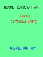 Tuần 9. Ôn tập Giữa Học kì I