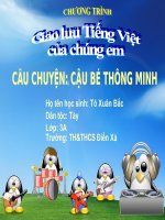 Tuần 1. Cậu bé thông minh