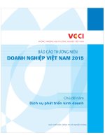 Ebook Báo cáo thường niên doanh nghiệp Việt Nam 2015: Phần 1