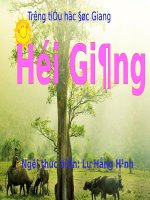 Tuần 10. Quê hương