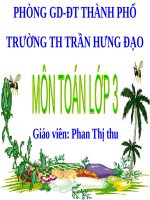 Ôn tập về đại lượng