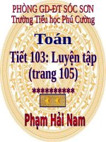 Luyện tập Trang 105