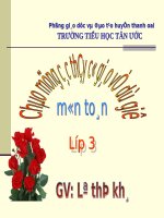 Phép trừ các số trong phạm vi 10 000