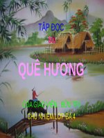Tuần 10. Quê hương