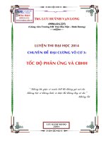 Chuyên đề 34 hóa vô cơ huỳnh vạn long 