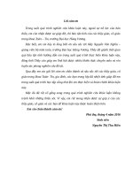 Lời cảm ơn khóa luận tốt nghiệp