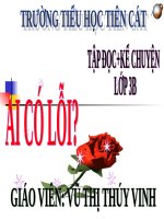 Tuần 2. Ai có lỗi?